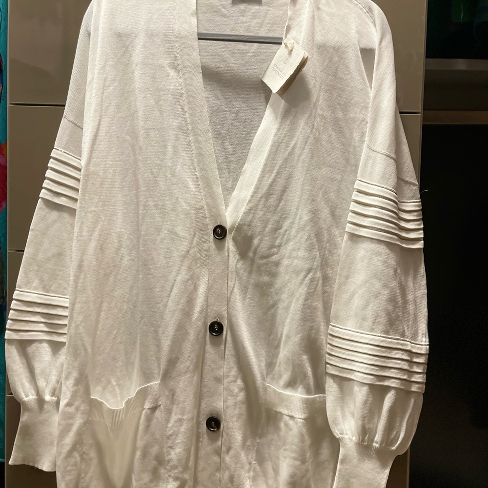 NWT ‼️ Brunello  Cucinelli Monili Beading Cardigan Sweater $1500 Retail Price - Picture 11 of 11